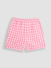 JoJo Maman Bébé Pink Peppa Pig Character Classic Woven Pyjamas - Image 4 of 6