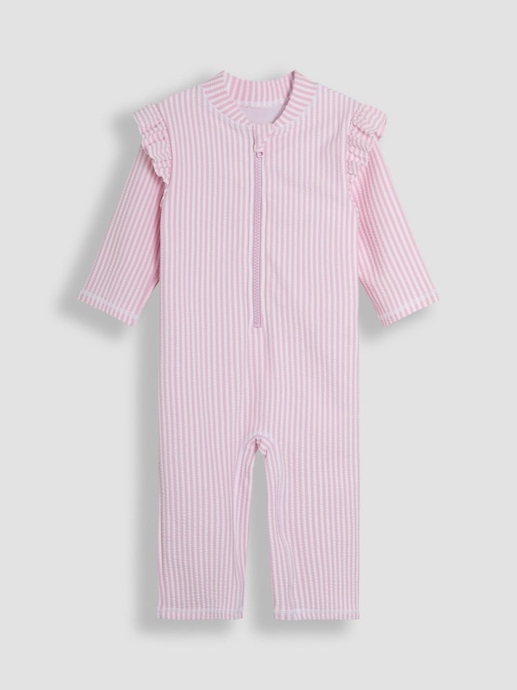 JoJo Maman Bébé Stripe Sun Protection Suit - Imagen 1 de 5