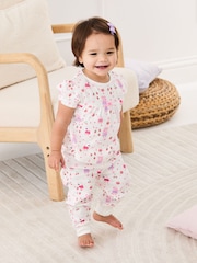 JoJo Maman Bébé Cream Peppa Pig Jersey Pyjamas - Image 11 of 11