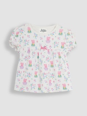 JoJo Maman Bébé Cream Peppa Pig Jersey Pyjamas - Image 2 of 11