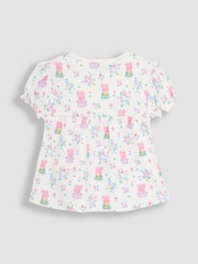 JoJo Maman Bébé Cream Peppa Pig Jersey Pyjamas - Image 3 of 11