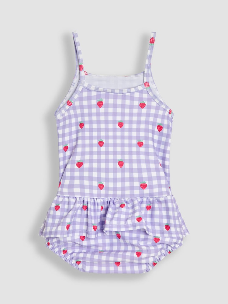 JoJo Maman Bébé Stripe Swimsuit with Nappy - Image 2 of 5
