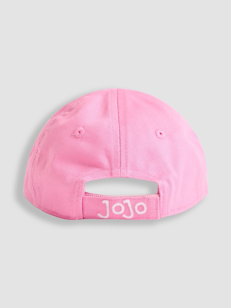 JoJo Maman Bébé Pink Appliqué Cap - Image 2 of 4