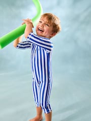 JoJo Maman Bébé Stripe Sun Protection Suit - Image 5 of 10