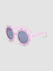 JoJo Maman Bébé Lilac Flower Shaped Sunglasses - Image 1 of 4