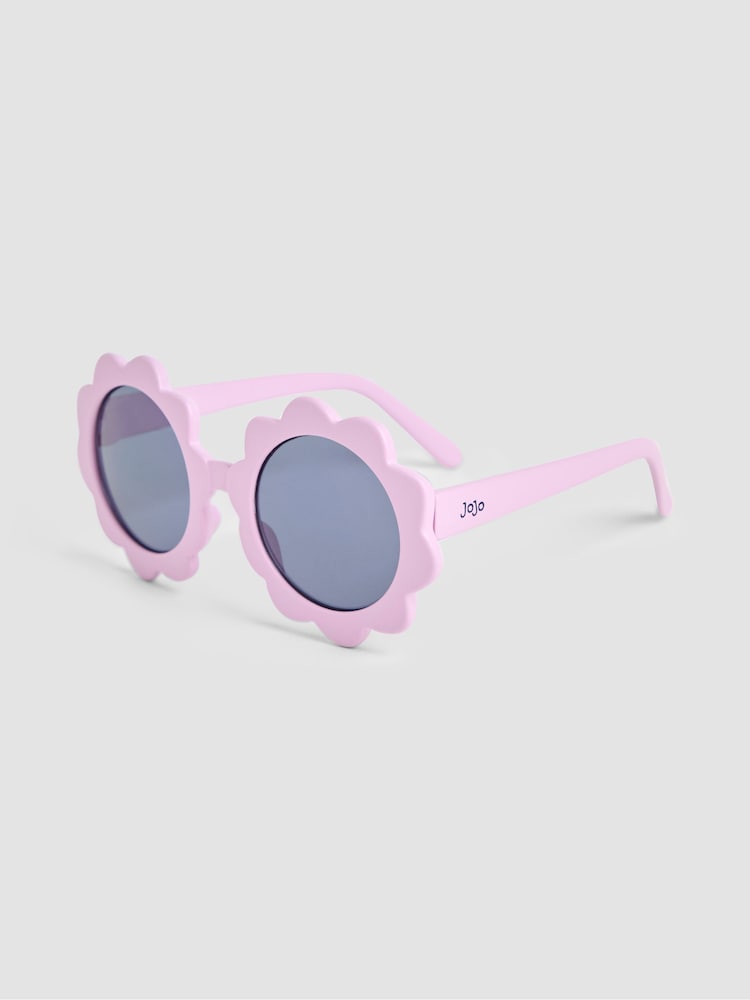 JoJo Maman Bébé Lilac Flower Shaped Sunglasses - Image 1 of 4