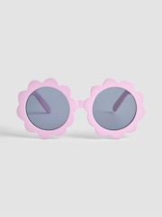 JoJo Maman Bébé Lilac Flower Shaped Sunglasses - Image 2 of 4