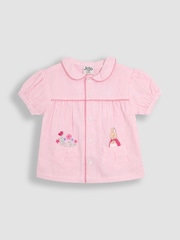 JoJo Maman Bébé Pink Flopsy Bunny Classic Woven Pyjamas - Image 2 of 6