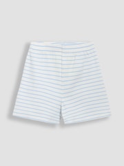 JoJo Maman Bébé Blue 2-Pack Print Ribbed Jersey Pyjamas - Image 9 of 13