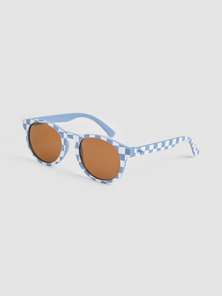 JoJo Maman Bébé Blue Rounded Sunglasses - Image 1 of 4
