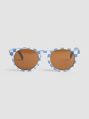 JoJo Maman Bébé Blue Rounded Sunglasses - Image 2 of 4