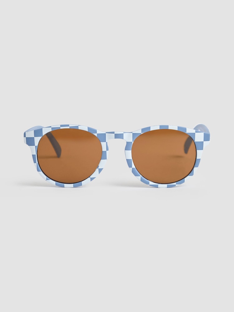JoJo Maman Bébé Blue Rounded Sunglasses - Image 2 of 4