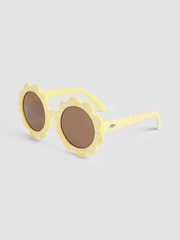JoJo Maman Bébé Lemon Flower Shaped Sunglasses - Image 1 of 4