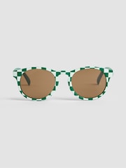 JoJo Maman Bébé Green Rounded Sunglasses - Image 2 of 4