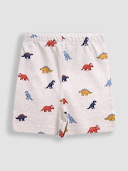 JoJo Maman Bébé Grey Embroidered Jersey Pyjamas - Image 5 of 6