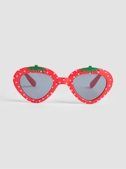 JoJo Maman Bébé Red Strawberry Sunglasses - Image 2 of 4