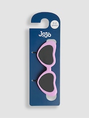 JoJo Maman Bébé Lilac Heart Shaped Sunglasses - Image 3 of 4