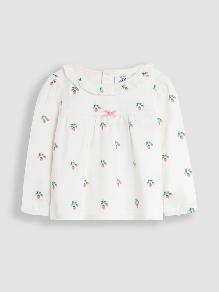 JoJo Maman Bébé Cream Long Jersey Pyjamas - Image 2 of 4 JoJo Maman Bébé Cream Long Jersey Pyjamas - Image 2 of 4