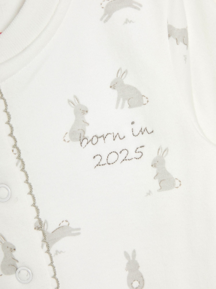 Jojo Maman Bébé White Baby 100% Cotton 4-Piece Gifting Set - Image 10 of 13