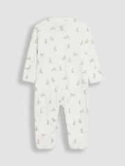 Jojo Maman Bébé White Baby 100% Cotton 4-Piece Gifting Set - Image 11 of 13