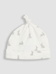Jojo Maman Bébé White Baby 100% Cotton 4-Piece Gifting Set - Image 12 of 13
