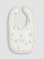 Jojo Maman Bébé White Baby 100% Cotton 4-Piece Gifting Set - Image 13 of 13