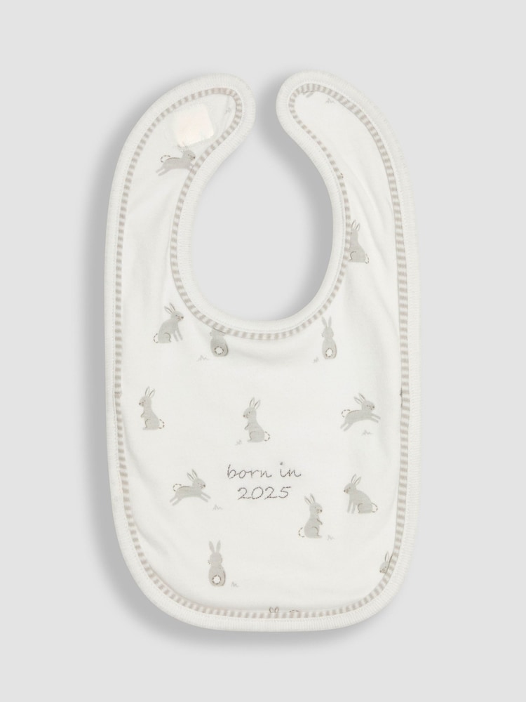 Jojo Maman Bébé White Baby 100% Cotton 4-Piece Gifting Set - Image 13 of 13