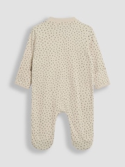 JoJo Maman Bébé Footed Appliqué Zip Sleepsuit - Imagen 5 de 6