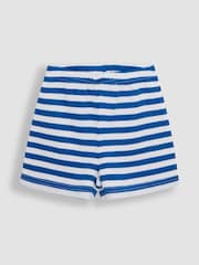 JoJo Maman Bébé Blue 100% Cotton Jersey Pyjamas 2 Pack - Image 7 of 9