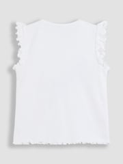 JoJo Maman Bébé White 2-Pack Fairy Jersey Pyjamas - Image 3 of 9