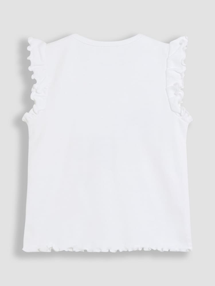 JoJo Maman Bébé White 2-Pack Fairy Jersey Pyjamas - Image 3 of 9