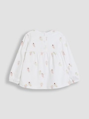 JoJo Maman Bébé White 2-Pack Fairy Jersey Pyjamas - Image 7 of 9