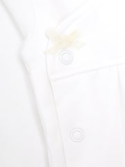 JoJo Maman Bébé 100% Cotton Cross-Over Sleepsuit - Imagen 4 de 4