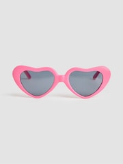 JoJo Maman Bébé Pink Heart Shaped Sunglasses - Image 2 of 4