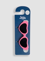 JoJo Maman Bébé Pink Heart Shaped Sunglasses - Image 3 of 4