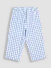JoJo Maman Bébé White Appliqué Woven Pyjamas - Image 4 of 6