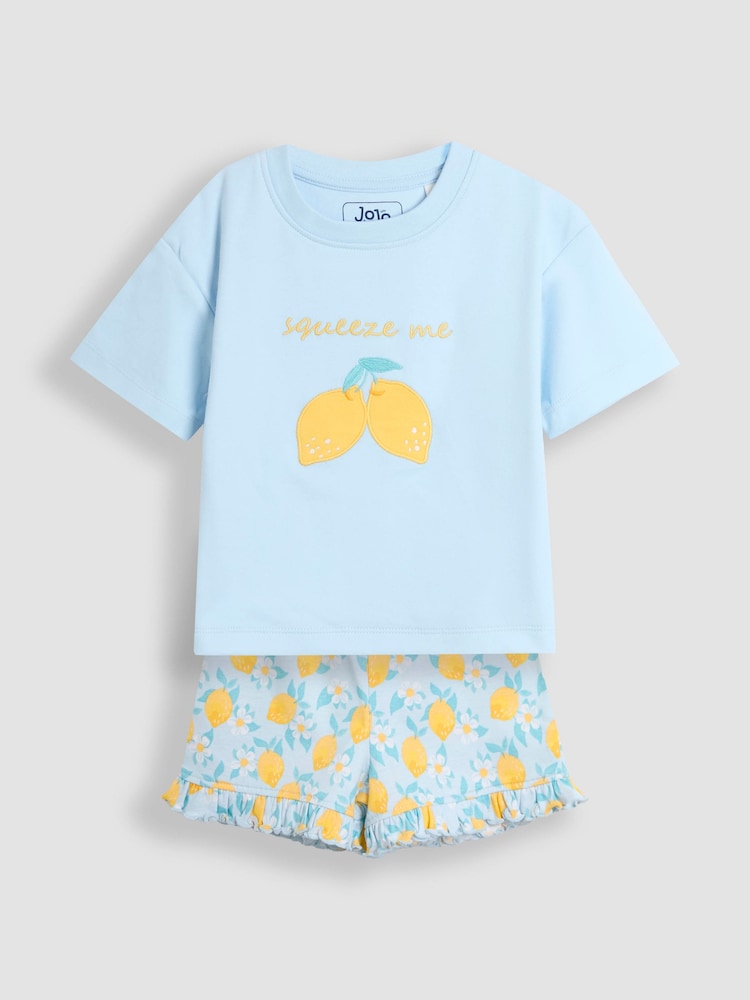Jojo Maman Bébé Jersey-Pyjama mit Früchteprint - Bild 1 von 7 Jojo Maman Bébé Jersey-Pyjama mit Früchteprint - Bild 1 von 7