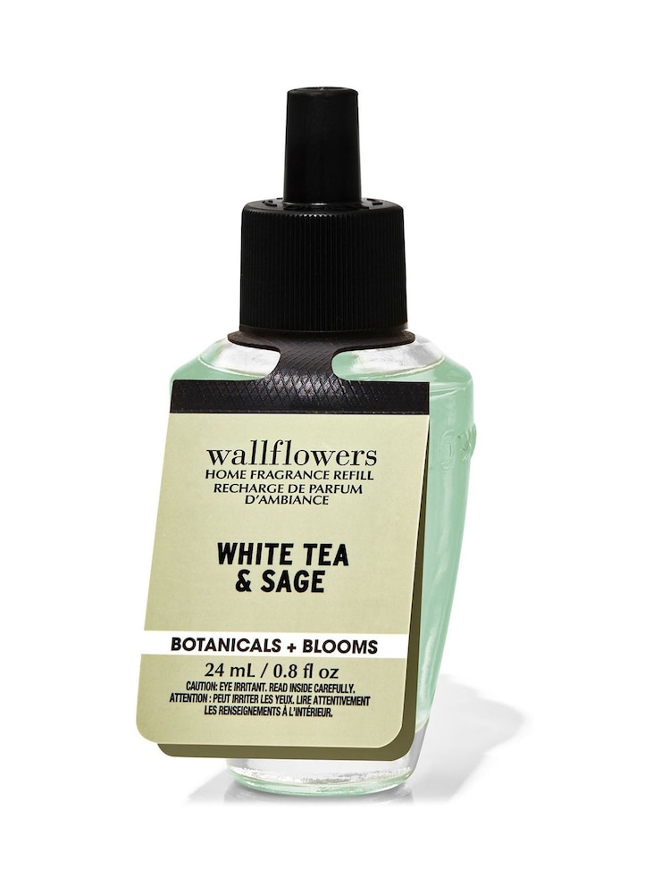 Bath & Body Works White Tea & Sage Wallflower Diffuser Fragrance Refill 0.8 fl oz / 24 ml - Image 1 of 1