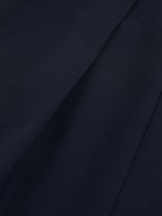 Marineblauw - Reiss Gabi Pleated Crepe Pencil Skirt - Image 6 of 7
