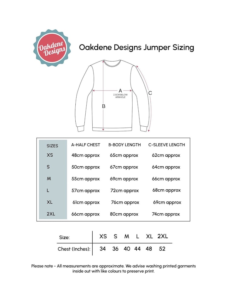 Oakdene Mens Personalised Tis The Skison White Christmas Jumper - Image 2 of 2