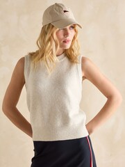 Joules Holly Cream Regular Fit Knitted Vest - Image 3 of 6