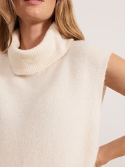 Phase Eight Cream Ginny Cowl Neck Tank - Image 6 of 7