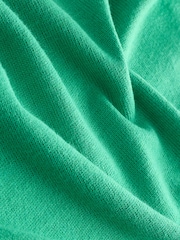 Green Bright Short Sleeve Crew Neck T-Shirt With Frill Edge Detail - Image 9 of 9