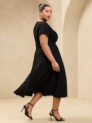 Negro - Lipsy Knot Side Midi Dress - Imagen 3 de 4