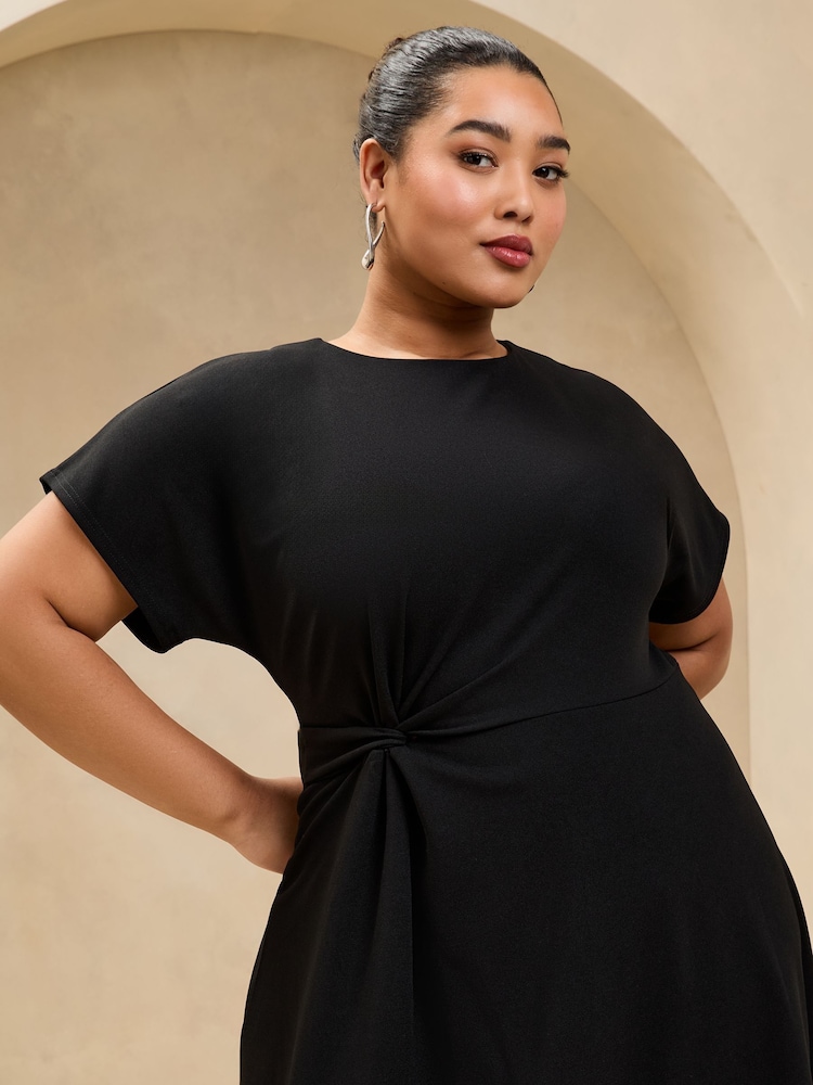 Negro - Lipsy Knot Side Midi Dress - Imagen 4 de 4
