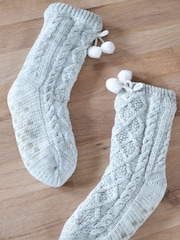Solesmith Grey Typewriter Style Personalised Slippers - Image 3 of 5
