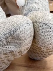Solesmith Grey Typewriter Style Personalised Slippers - Image 4 of 5