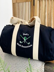 Personalised Golf Essentials Barrel Bag by Solesmith - Image 3 of 4