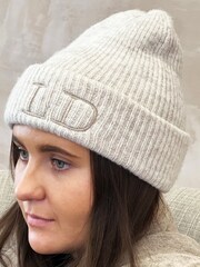 Solesmith Personalised Super Soft Winter Beanie with Initials - Image 4 of 4