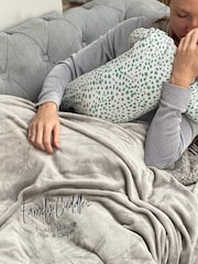 Personalised Family Cuddles Winter Throw by Solesmith - Image 1 of 4